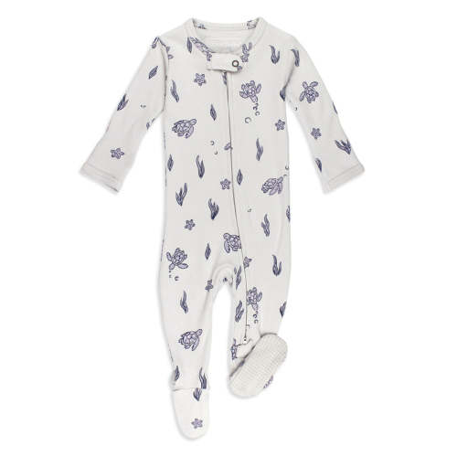 Sea Turtle | Organic Zipper Footie