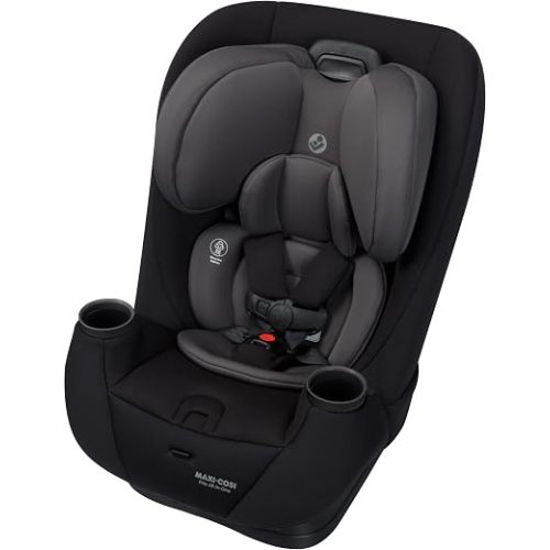 Maxi-Cosi Pria All-in-One Convertible Car Seat, Infant to Toddler Car Seat, Easy-Install Harness, Machine-Washable Cover, 5-100 lbs, Sea Shadow