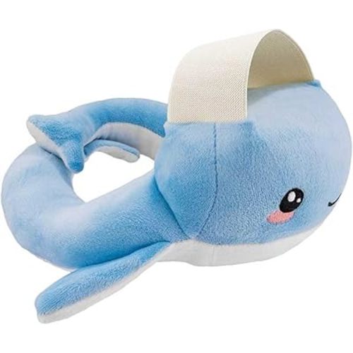 Bottle Holder Feeding Pillow, Ergonomic Support Bottle Breastfeeding Pillow, Adjustable Nursing Pillow for Parent Use (Blue)