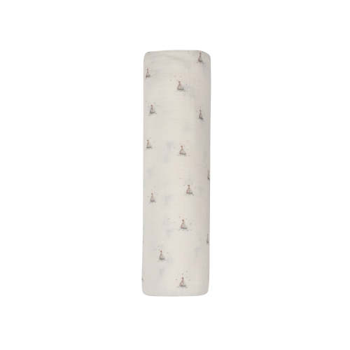 Baby Boy Muslin Swaddle Blanket | Jersey Cotton | Nautical Print | Aurora Classics – Ely's & Co.