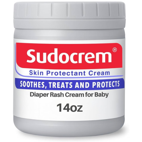 Sudocrem Diaper Rash Cream for Baby's Skin, Triple Action Diaper Rash Paste that Soothes, Treats and Protects, 15.29% Zinc Oxide Cream - 14oz (400g)