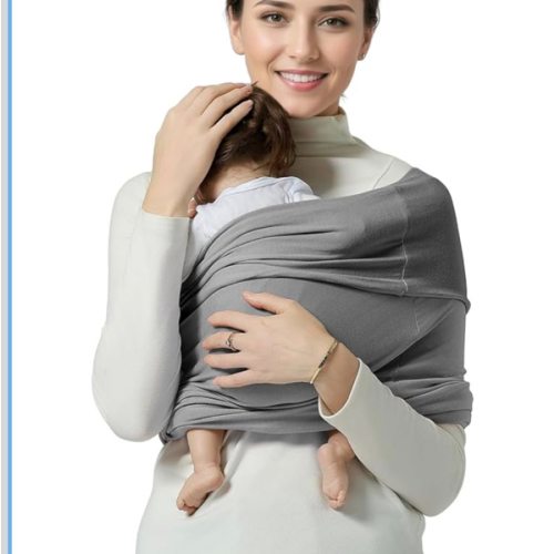 Amazon.com: Shiaon Baby Wrap Carrier, Lightweight Baby Wearing Wraps for Newborn and Infant, Soft Swaddle Holder Carrier, Cozy Baby Sling 7-35 lbs Grey : Baby