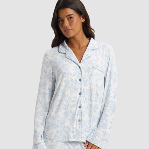 Women's Bamboo Stretch-Knit Long Sleeve Pajama Set | Cozy Earth