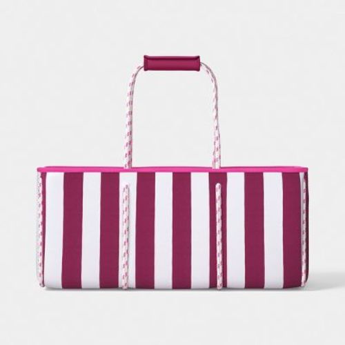 XL Beach Bag Red Stripe - Sun Squad™