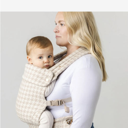 MABĒ The Monarch Baby Buckle Carrier - Houndstooth