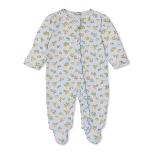 Lemon Blossoms Zip Footie