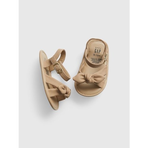 Baby Top-Knot Sandals in brannan brown, size: 0-3 M