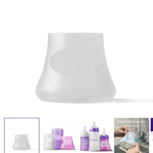 mōmi silicone glass bottle sleeve