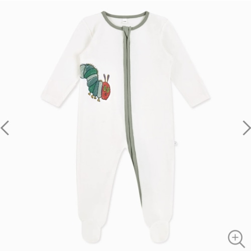 Very Hungry Caterpillar Clever Zip Baby Pajamas