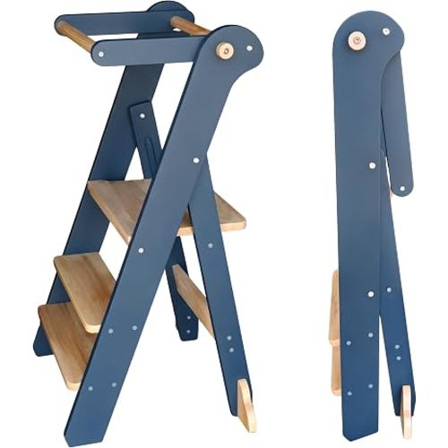 Foldable Toddler Standing Tower for Kitchen Learning