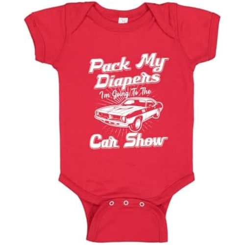 I'm Going to The Car Show Baby One Piece Bodysuit Or Toddler Shirt Cute Outfit for Vintage Car Event