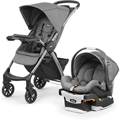 Chicco Mini Bravo Plus Travel System - Slate | Grey