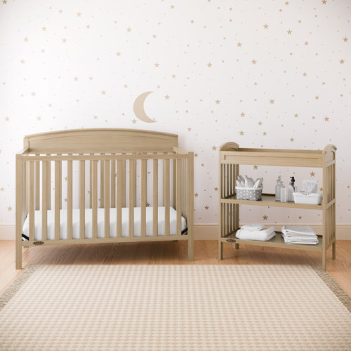 Graco Benton 5-In-1 Convertible Crib And Changing Table 2-Piece Collection Nursery Set & Reviews | Wayfair