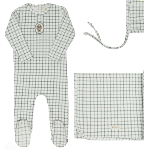 Modal French Terry Plaid Sheep Collection - Take Me Home Set