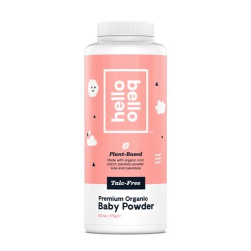 Hello Bello Organic Baby Powder, Talc-Free, 6 oz
