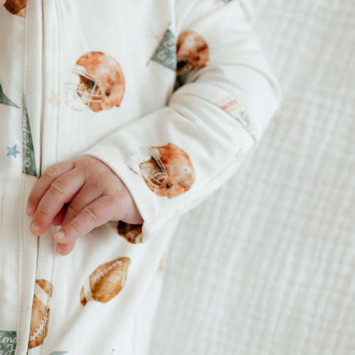 Luka Zipper Footie – Emory & Hope