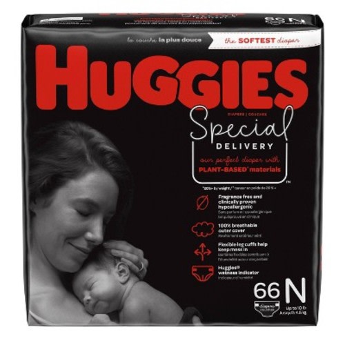 Huggies Special Delivery Hypoallergenic Baby Diapers – (Select Size and Count)
