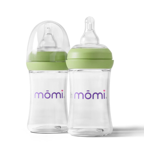 momi vibes breast-like bottle sets - pistachio