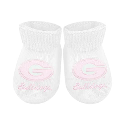 Creative Knitwear College Baby Bootie Sock - Team Logo, Multiple Colors, for Boys & Girls (Newborn - 6 Months)