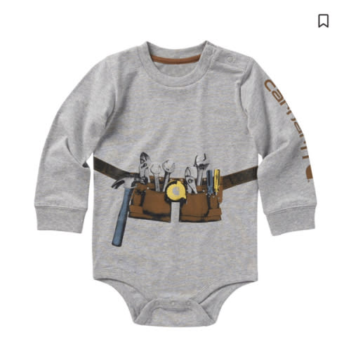 Carhartt Infant Boys' Toolbelt Long Sleeve Onesie