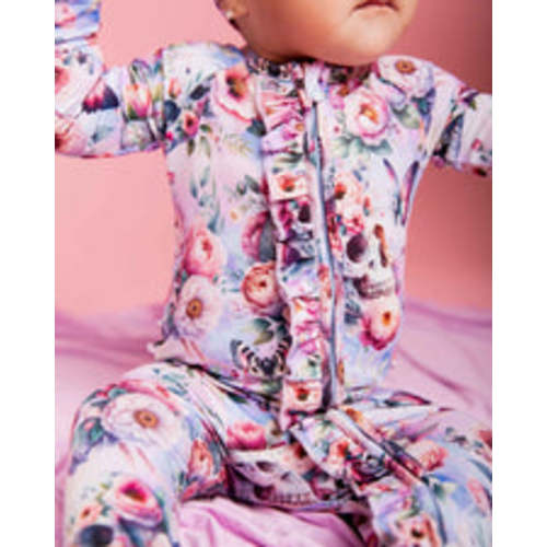 Boo-tiful Blooms Convertible Ruffle Romper