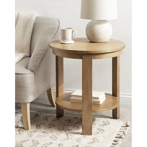 Latitude Run® Aamnah Round Living Room Side Table & Reviews | Wayfair