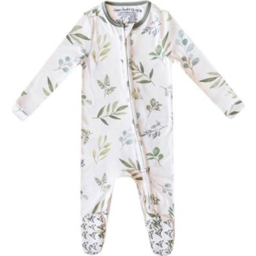Zip-Up Footie Pajamas, 3-6M