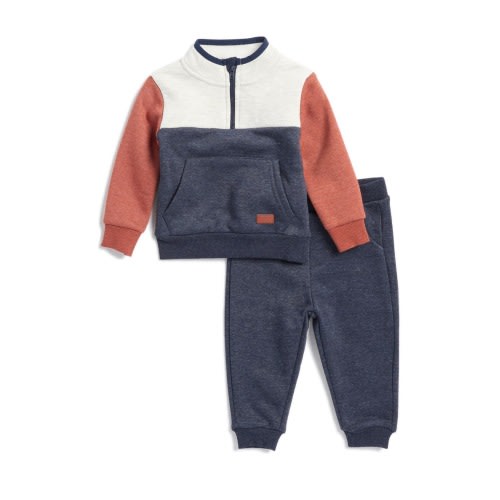 7 For All Mankind Colorblock Sweatshirt & Joggers Set | Nordstromrack