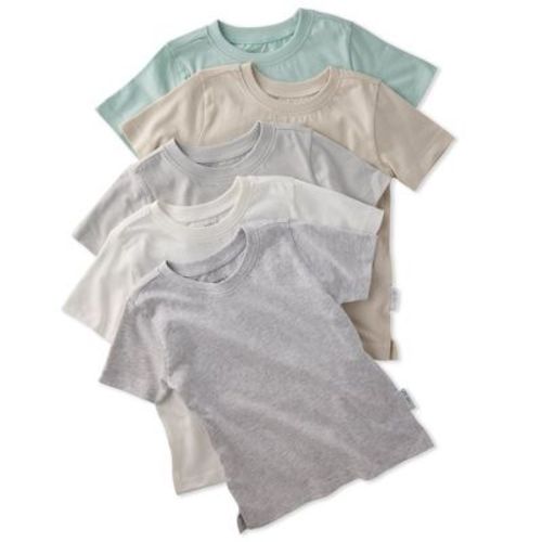 Butterblu TAYLOR 5-Pack Toddler Short Sleeve T-Shirts Seafoam 18M
