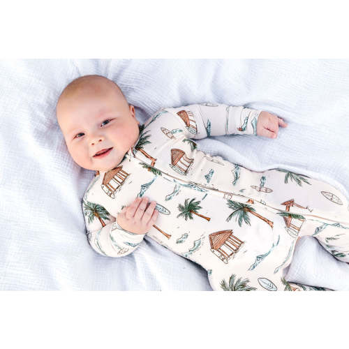 Boho Surf Ribbed Convertible Romper