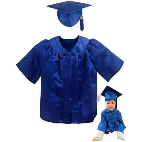 GraduatePro Baby Graduation Cap and Gown Set for Infant Toddler with Tassel as NICU Grad Gift