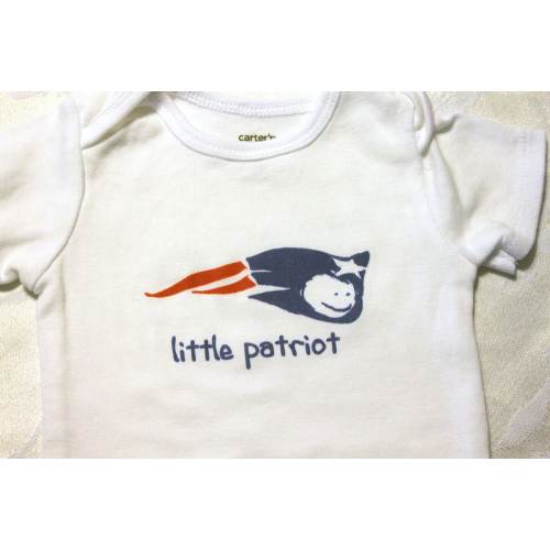 Little Patriot Baby Bodysuit (sizes newborn to 24 months)