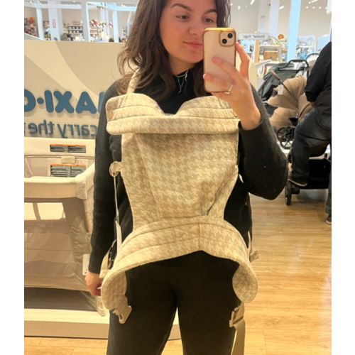 MABĒ The Monarch Baby Buckle Carrier - Houndstooth