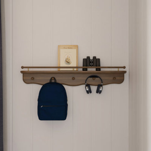 Namesake Liberty 31" Wall Shelf with Hooks | Wayfair