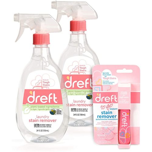 Dreft Stain Remover, 24 Ounce (Pack of 2) plus Dreft Stain Pen