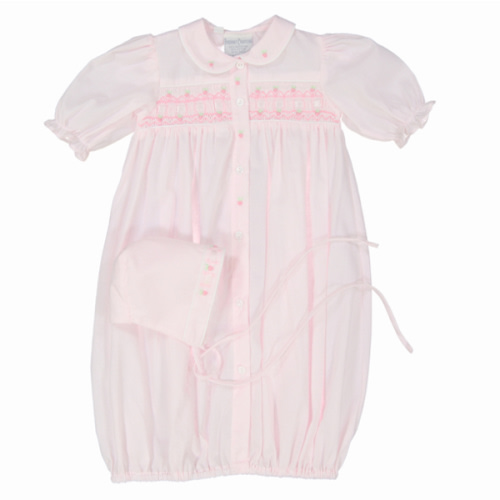 Preemie Smocked Ribbon Take Me Home Gown | Feltman Brothers