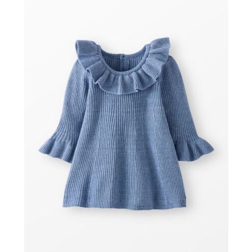 Baby Ruffle Collar Sweater Dress