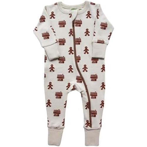 PARADE Organic Signature Print '2-Way' Zip Romper - Winter