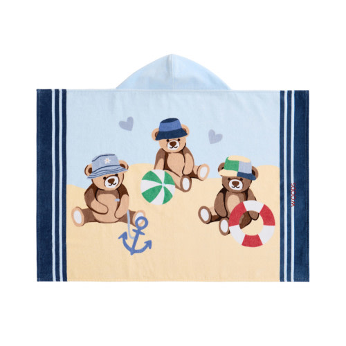 Teddy Bear Baby Beach Hooded Towel UPF 50+