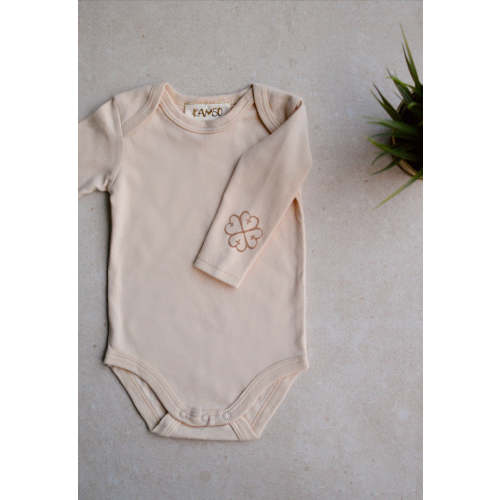 Long Sleeve Bodysuit - Sand Dunes – Kamso Kids