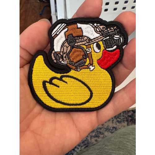 Tactical Duck Patch – Funny Combat Morale Hook & Loop Embroidered Patch 3x3”