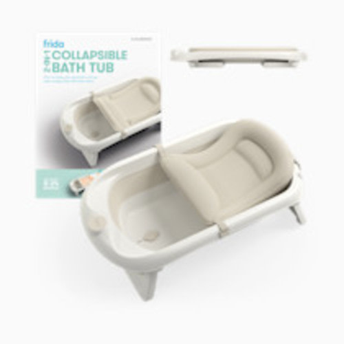 Frida Baby 2-in-1 Collapsible Bath Tub - Cream