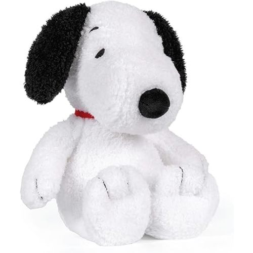 KIDS PREFERRED Peanuts Charlie Brown Snoopy Plush Cuteeze with Crinkle Feet, Extra Soft Stuffed Animal Toy for Baby Toddler Boys & Girls 12 Inch Size