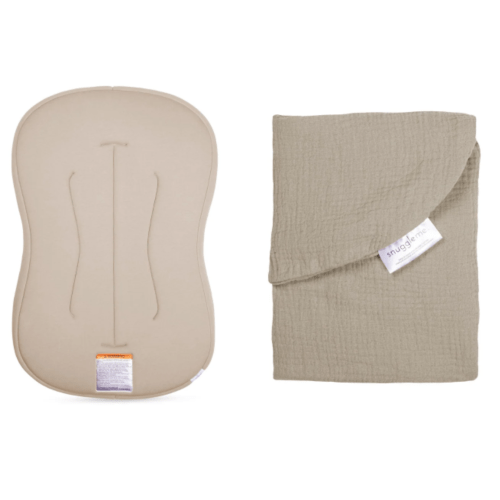 Lounger Curve + Muslin Cover Set | Birch