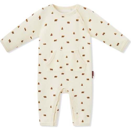Little Bear Waffle Knit Jumpsuit (6-12m)