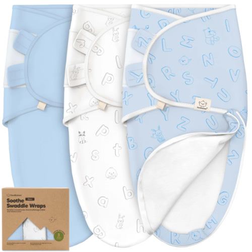 3-Pack Soothe Zippy Swaddle Wrap