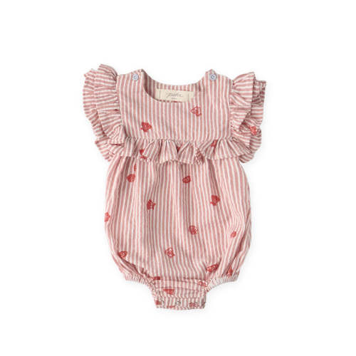 Seersucker Flutter One-Piece - Shell Belle