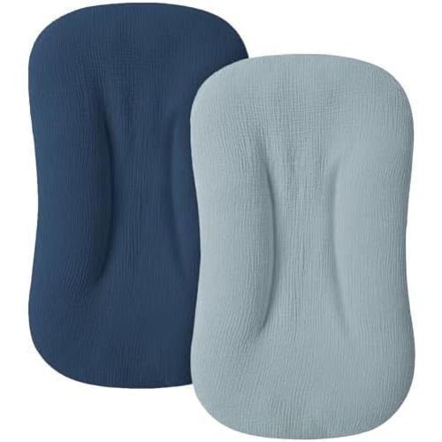 MairMore 2-Pack Muslin Baby Lounger Cover for Newborn & Infant, Cover Only
