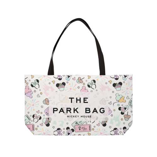 The Park Bag - Disney Weekender Tote | Mickey Mouse Inspired Travel Tote | Magical Vacation Bag | Marc Jacobs Tote Dupe