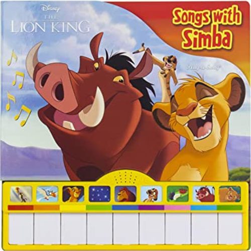 Disney The Lion King - Songs with Simba Piano Songbook with Built-In Keyboard - PI Kids